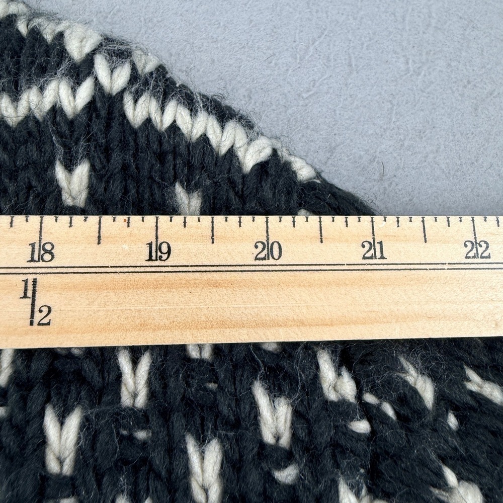 Kimchi Blue Womens XS Black Fair Isle Urban Outfitters Chunky Knit Sweater - Picture 10 of 12